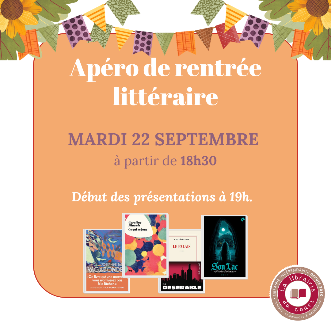 Apéro de rentrée littéraire 2026